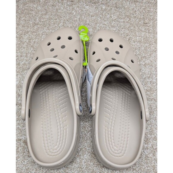 Crocs 10126-2V3 Unisex Flat Heel Beige Closed Toe Slip-On Clog Shoes Size W11/M9 main image 9